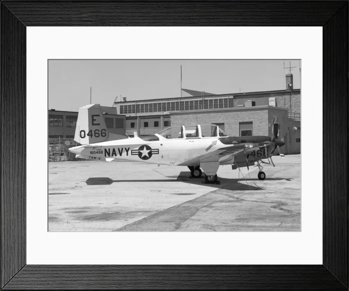 Framed Print : Beechcraft T-34C Mentor 160466 Framed Print : Beechcraft T-34C Mentor 160466