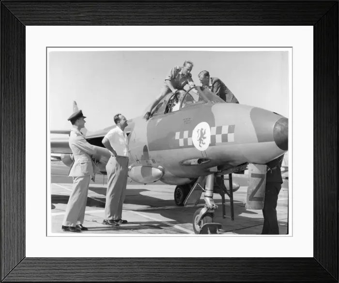 Framed Print : Hawker Hunter FGA. 9 Framed Print : Hawker Hunter FGA. 9