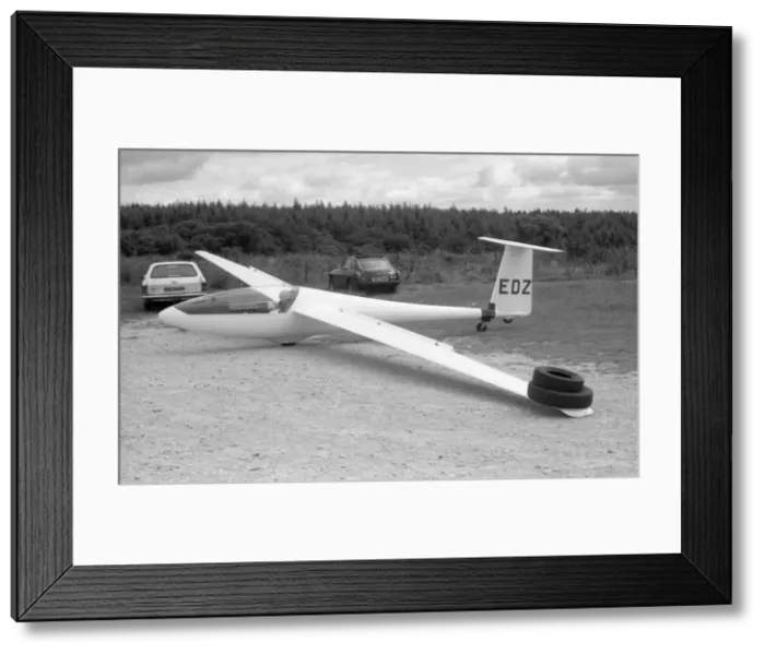 Framed Print : Vickers-Slingsby T. 65C Sport Vega EDZ Framed Print : Vickers-Slingsby T. 65C Sport Vega EDZ