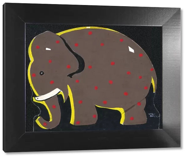 Original Artwork - Noahs Elephant with red spots
