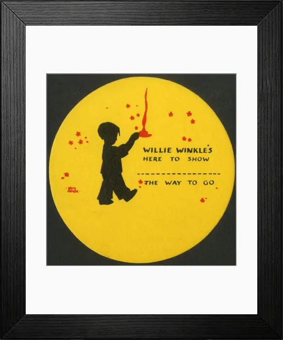 Framed Print : Place marker - Wee Willie Winkle Framed Print : Place marker - Wee Willie Winkle