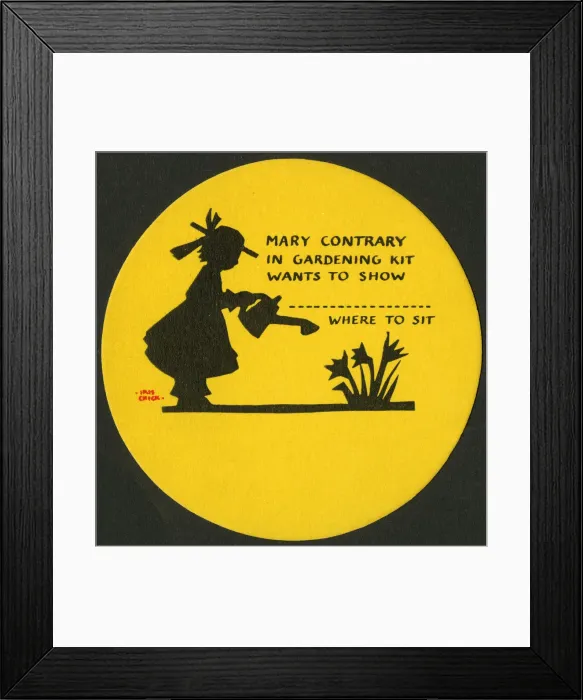Framed Print : Place marker - Mary Contrary Framed Print : Place marker - Mary Contrary