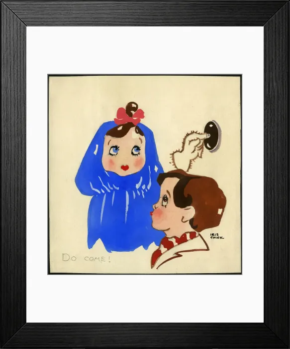 Framed Print : Original Artwork - Design for a Party Invitation Framed Print : Original Artwork - Design for a Party Invitation