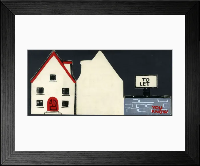 Framed Print : Original Artwork - Design for a fold-out New Home Framed Print : Original Artwork - Design for a fold-out New Home