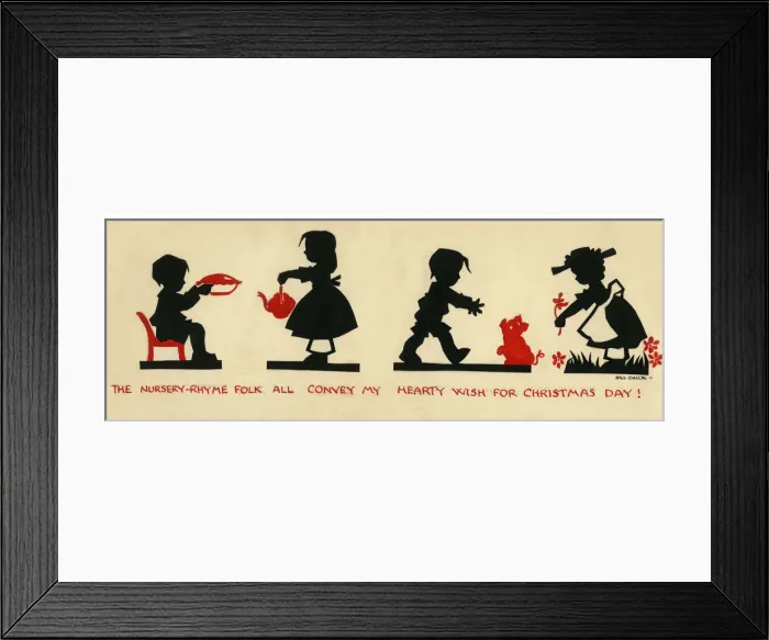 Framed Print : Original Artwork - Design for Christmas card Framed Print : Original Artwork - Design for Christmas card