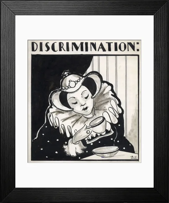 Framed Print : Original Artwork - Discrimination Framed Print : Original Artwork - Discrimination