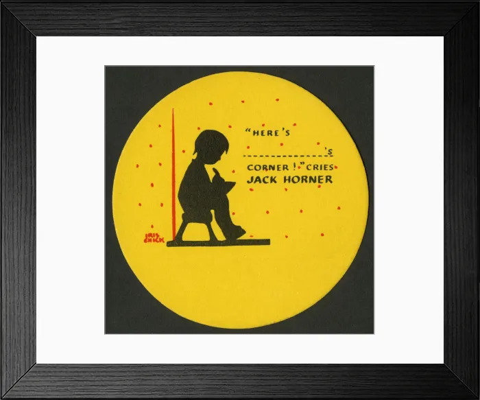 Framed Print : Place marker - Jack Horner Framed Print : Place marker - Jack Horner