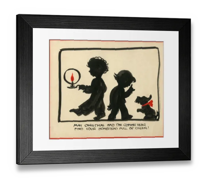 Framed Print : Original Artwork - Bedtime on Christmas Eve Framed Print : Original Artwork - Bedtime on Christmas Eve