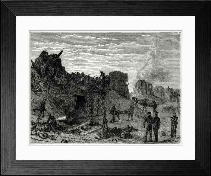 Framed Print : Interior of the Redan after its Capture, Siege of Sebastopol, Crimean War Date: 1855 Framed Print : Interior of the Redan after its Capture, Siege of Sebastopol, Crimean War Date: 1855