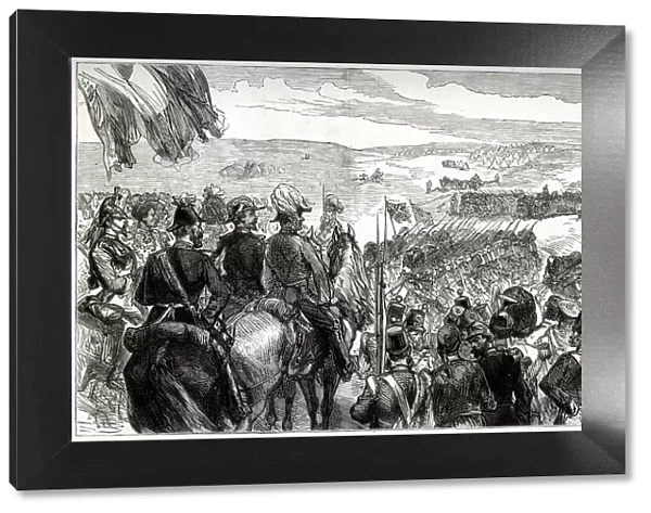 The March Past, Battle of Kinburn, 17 October 1855, Crimean War Date: 1855