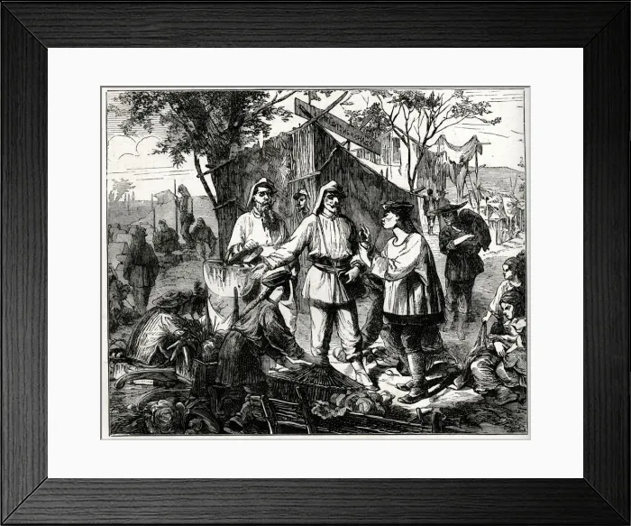 Framed Print : Chinese dealers in the camp of the allies, between Sinho and Tankoo, Second Opium War Framed Print : Chinese dealers in the camp of the allies, between Sinho and Tankoo, Second Opium War
