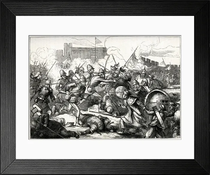 Framed Print : Capture of the Peiho Forts (or Taku Forts), near Tianjin, Second Opium War Framed Print : Capture of the Peiho Forts (or Taku Forts), near Tianjin, Second Opium War