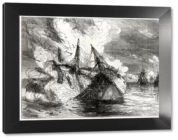 English attack on Nova Colonia del Sacramento by East India Company Privateers under