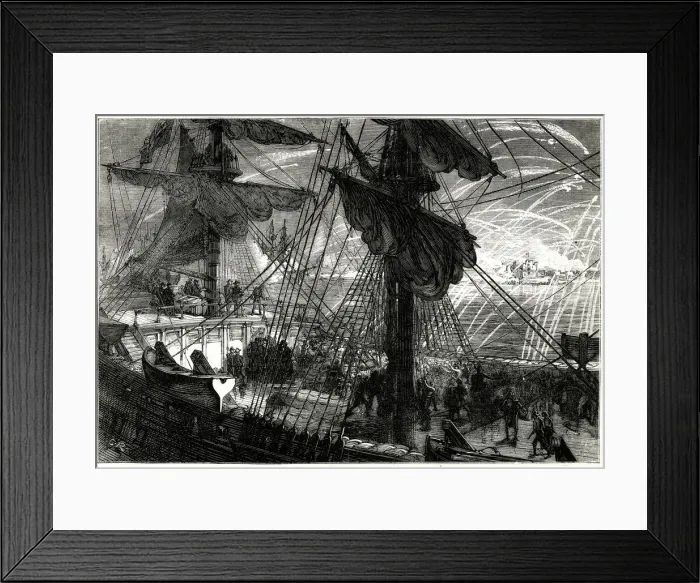 Framed Print : Bombardment of Flushing (Vlissingen, Netherlands), August 1809 Framed Print : Bombardment of Flushing (Vlissingen, Netherlands), August 1809
