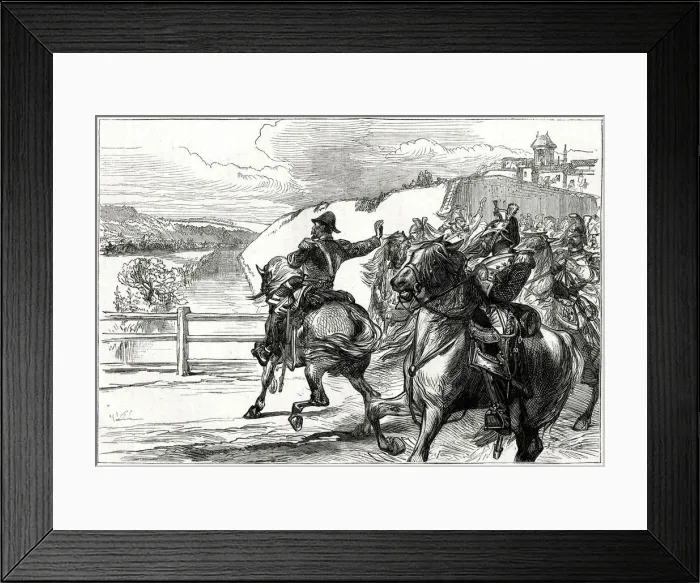 Framed Print : Surprise of the French under Marshal Soult near Badajoz, Spain, by William Beresford Framed Print : Surprise of the French under Marshal Soult near Badajoz, Spain, by William Beresford