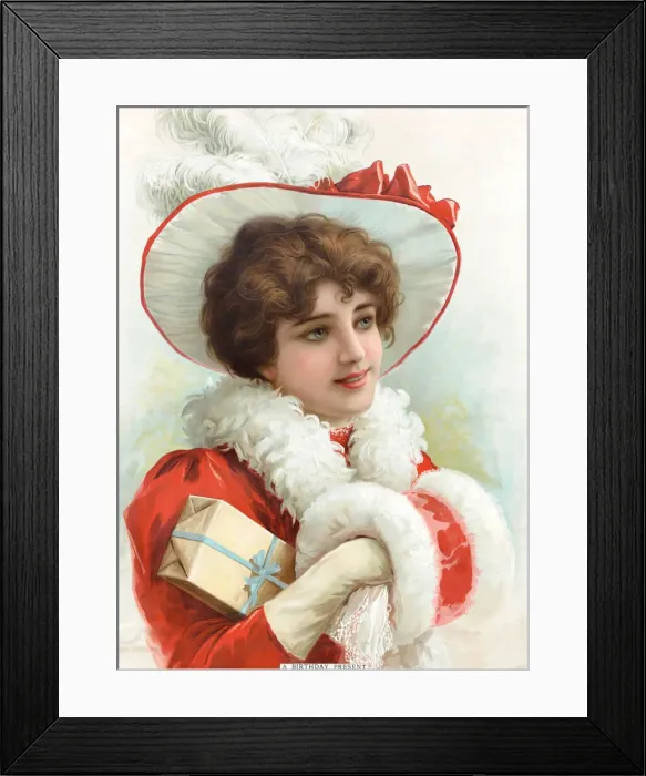 Framed Print : A Birthday Present