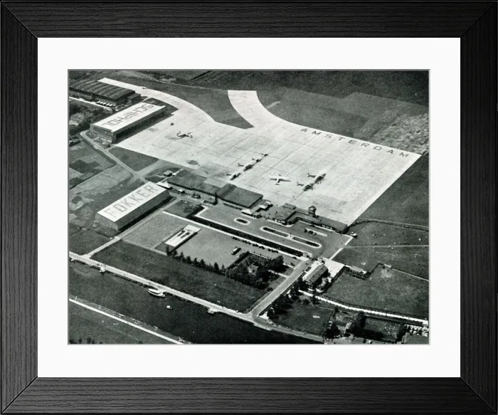 Framed Print : Aerial view of Amsterdam Airport, Netherlands Framed Print : Aerial view of Amsterdam Airport, Netherlands