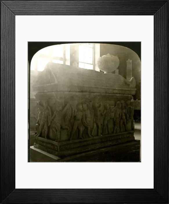 Framed Print : Ancient Greek Sarcophagus, National Museum, Athens Framed Print : Ancient Greek Sarcophagus, National Museum, Athens