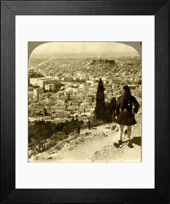 Framed Print : Athens, south-west from Lykabettos Framed Print : Athens, south-west from Lykabettos