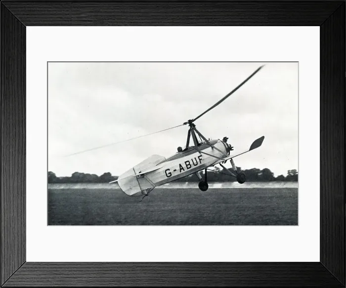 Framed Print : Auto-Giro used by Sir Alan Cobhams Air Display Framed Print : Auto-Giro used by Sir Alan Cobhams Air Display