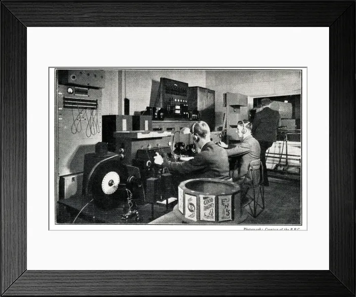 Framed Print : BBC Late Low Definition Television Control Room Framed Print : BBC Late Low Definition Television Control Room