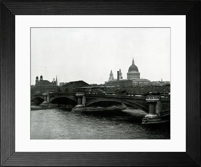 Framed Print : Blackfriars Bridge, London Framed Print : Blackfriars Bridge, London