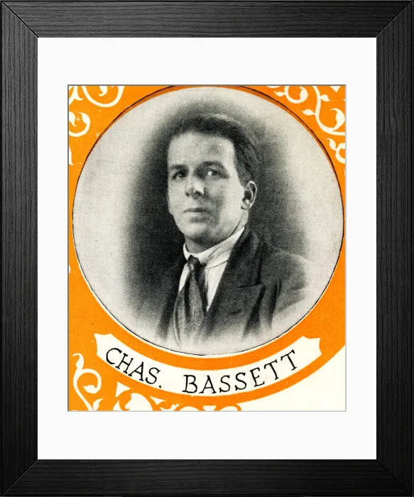 Framed Print : Charles Bassett, artist Date: circa 1930 Framed Print : Charles Bassett, artist Date: circa 1930