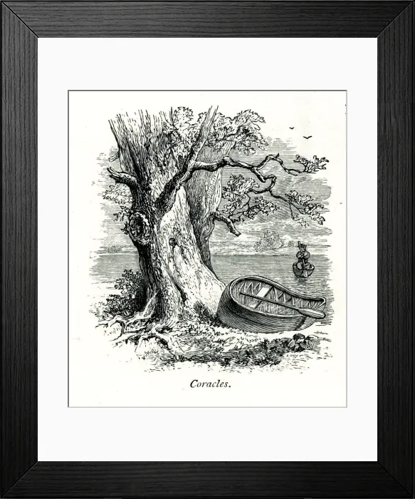 Framed Print : Coracles - The River Dee Framed Print : Coracles - The River Dee
