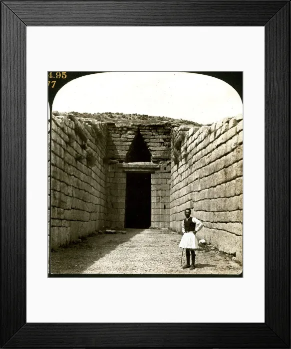 Framed Print : Entrance to the Temple of Agamemnon, Mycenae, Greece Framed Print : Entrance to the Temple of Agamemnon, Mycenae, Greece
