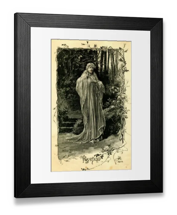 Framed Print : Ellen Terry as Fair Rosamund in Becket Framed Print : Ellen Terry as Fair Rosamund in Becket