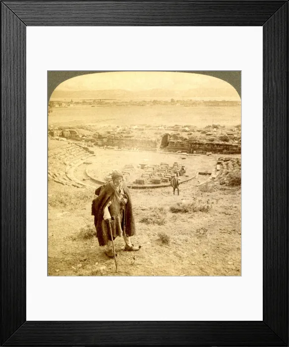 Framed Print : Eretria, looking across to mainland Greece Framed Print : Eretria, looking across to mainland Greece