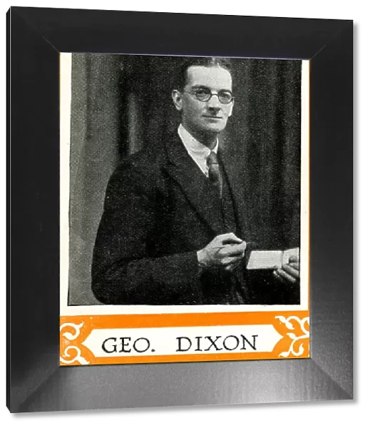 George Dixon, artist and illustrator Date: circa 1930