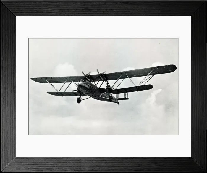 Framed Print : Imperial Airways Handley Page 42 Air Liner Framed Print : Imperial Airways Handley Page 42 Air Liner