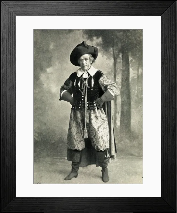 Framed Print : Lionel Brough, a Reminiscence of La Cigale Date: 1890s Framed Print : Lionel Brough, a Reminiscence of La Cigale Date: 1890s