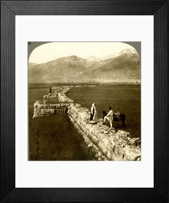Framed Print : Mantineas Wall and Mainalon Mountains, Greece Framed Print : Mantineas Wall and Mainalon Mountains, Greece