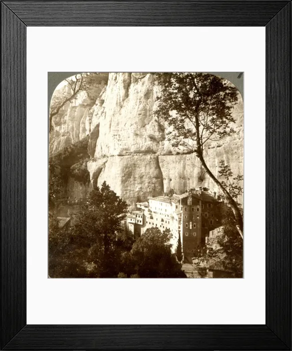 Framed Print : Megaspelaeon Monastery, the richest in Greece Framed Print : Megaspelaeon Monastery, the richest in Greece