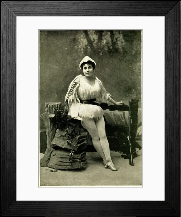 Framed Print : Ada Blanche as Robinson Crusoe Framed Print : Ada Blanche as Robinson Crusoe