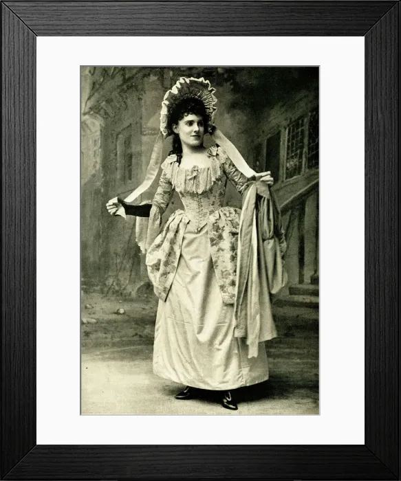 Framed Print : Alice Esty in The Golden Web Framed Print : Alice Esty in The Golden Web