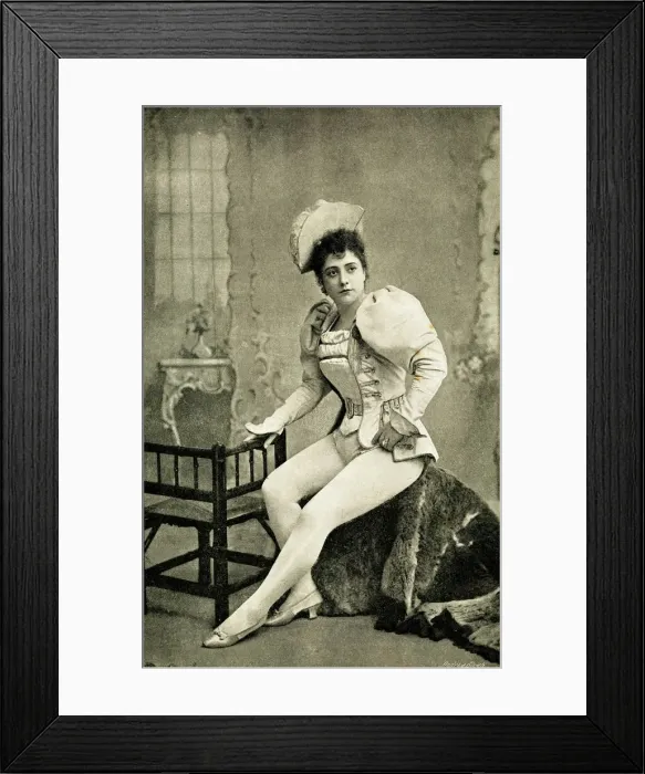Framed Print : Billie Barlow as Little Boy Blue