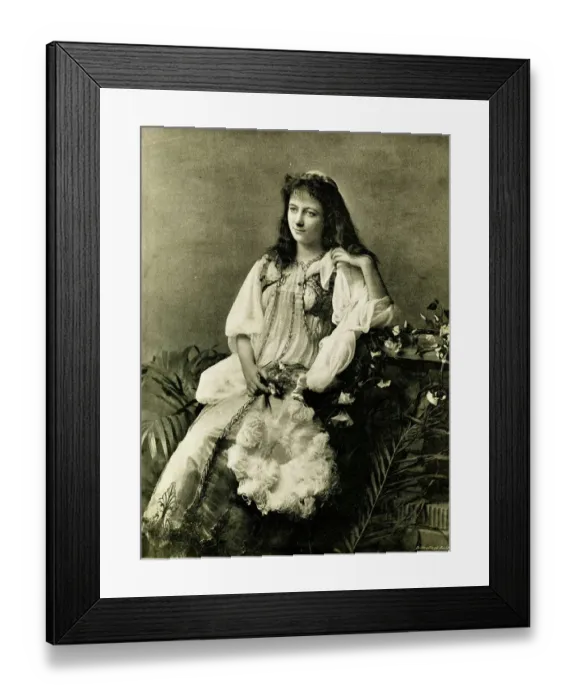 Framed Print : Cissy Loftus as Haidee in Don Juan Framed Print : Cissy Loftus as Haidee in Don Juan