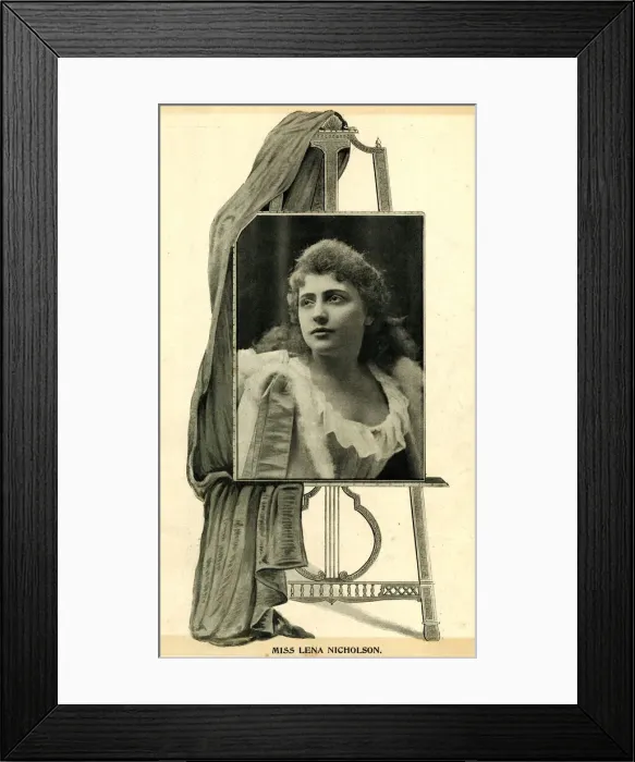 Framed Print : Lena Nicholson, actress Framed Print : Lena Nicholson, actress