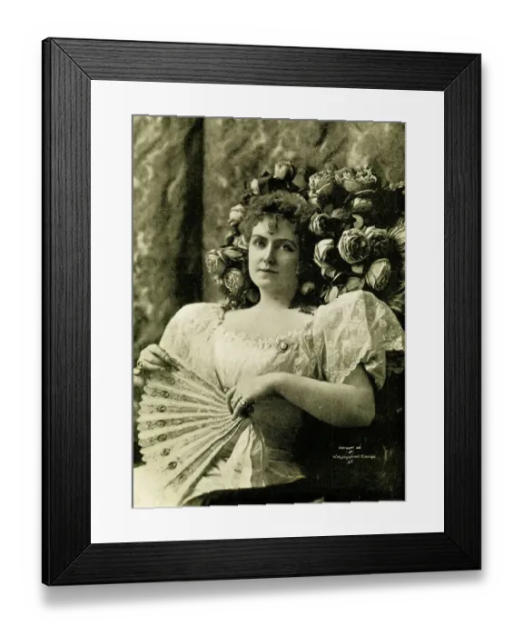 Framed Print : Lillian Russell, American actress and singer Framed Print : Lillian Russell, American actress and singer