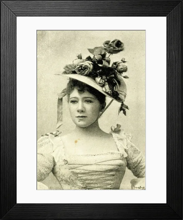 Framed Print : Marie Tempest as Manon Framed Print : Marie Tempest as Manon