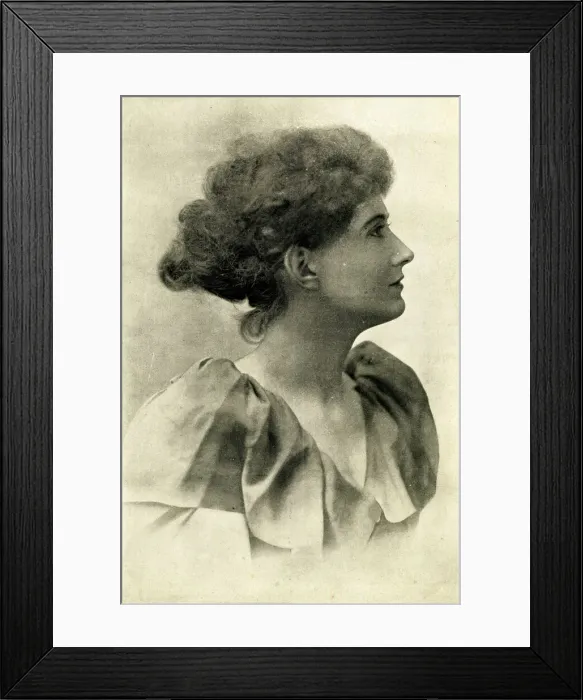 Framed Print : Mary Ansell, English actress and author Framed Print : Mary Ansell, English actress and author