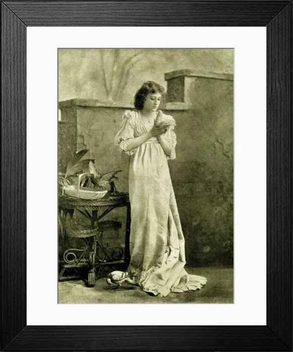 Framed Print : Maud Jeffries, American actress Framed Print : Maud Jeffries, American actress