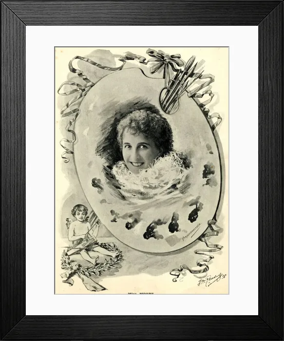 Framed Print : Miss Moore, actress Framed Print : Miss Moore, actress