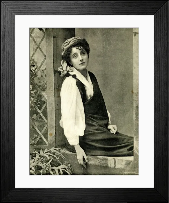 Framed Print : Miss Moore as Pepita, disguised as Christopher Framed Print : Miss Moore as Pepita, disguised as Christopher