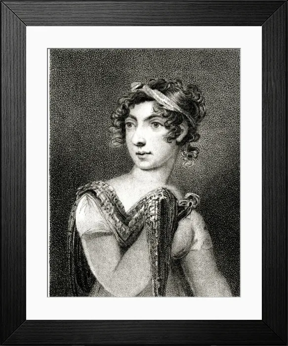 Framed Print : Sarah (Sally) Booth, English actress