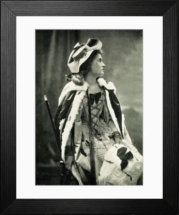 Framed Print : Winifred Emery as Miss Linley in Dick Sheridan Framed Print : Winifred Emery as Miss Linley in Dick Sheridan