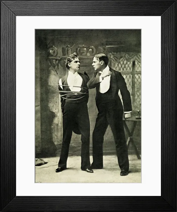 Framed Print : William Terriss and W L Abingdon in The Fatal Card Framed Print : William Terriss and W L Abingdon in The Fatal Card